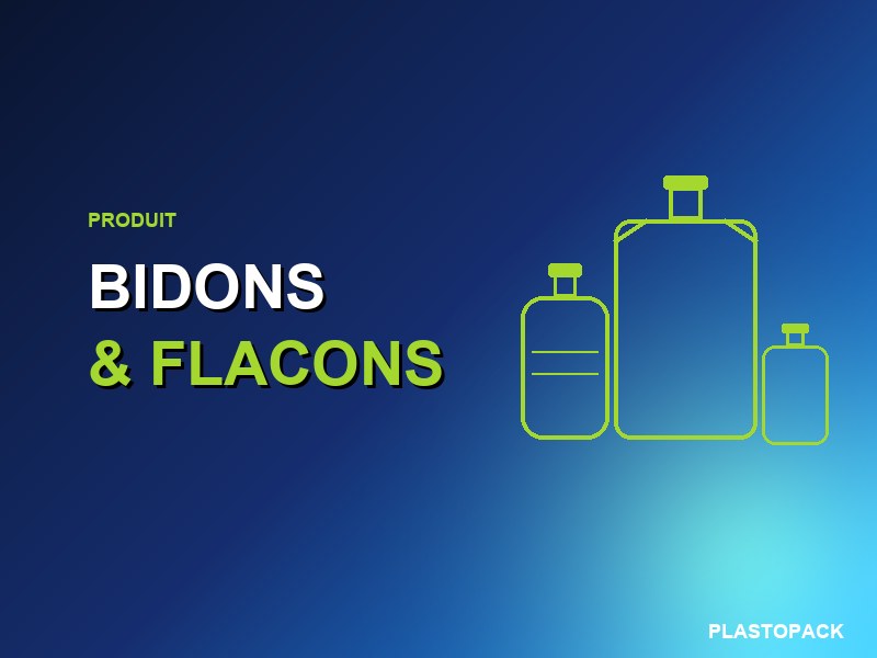 Bidons et flacons plastiques