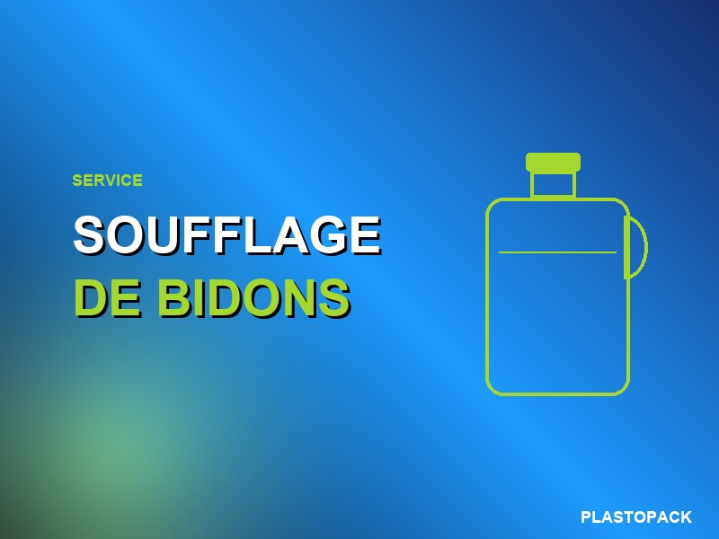 Soufflage de bidons plastiques